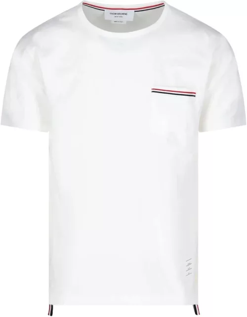 Thom Browne Tricolor Pocket T-Shirt