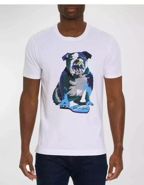 Men's Pickle Ball Bulldog Graphic T-Shirt