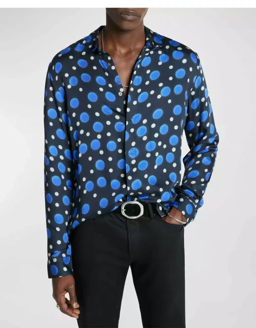 Men's Rodney Geometric Button-Down Shirt