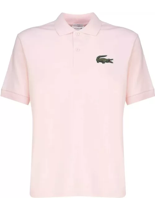 Lacoste Cotton Pique Polo Shirt With Logo