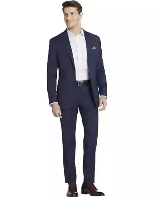 Wilke-Rodriguez Men's Slim Fit Suit Navy Solid