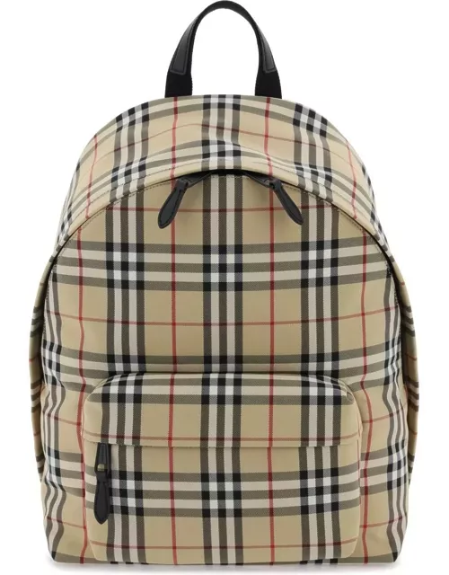 BURBERRY check backpack