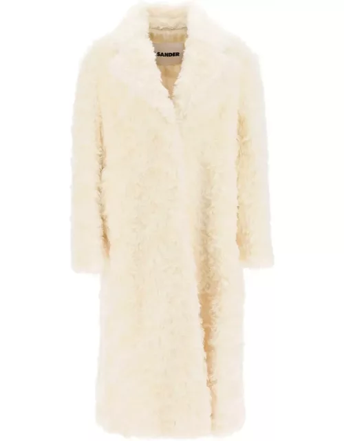 JIL SANDER Eco-fur coat