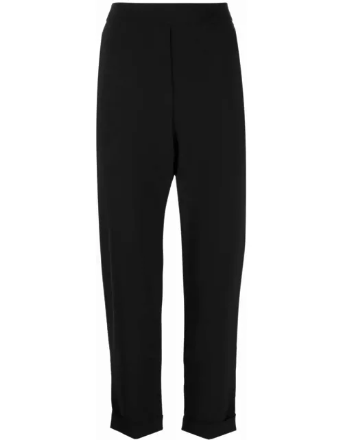 Elasticated cropped trouser