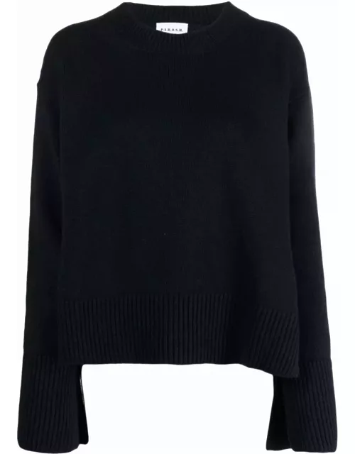 Wide-sleeve wool jumper