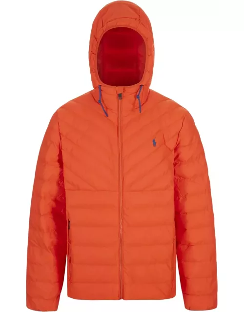 Polo Ralph Lauren Orange Foldable Water Repellent Jacket