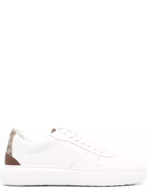 Herno White Calf Leather Sneaker