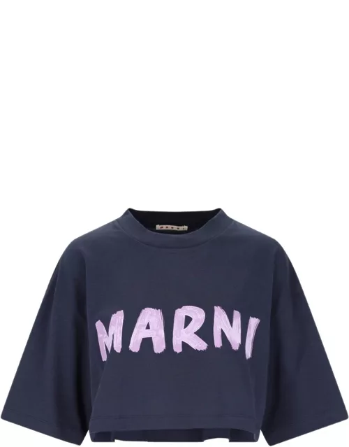 Marni Logo Crop T-Shirt