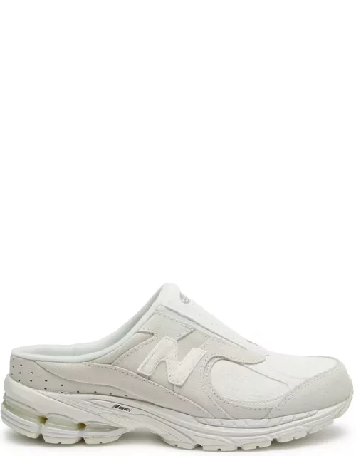 New Balance 200R Panelled Calf Hair Mule Sneakers - White - 5 (IT37.5 / UK4.5)