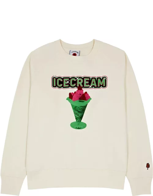 Ice Cream Sundae Printed Cotton Sweatshirt