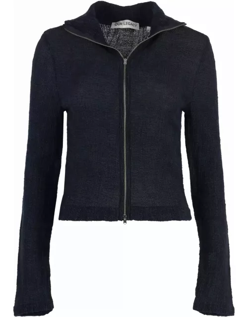 Our Legacy High Collar Zipped Cardigan