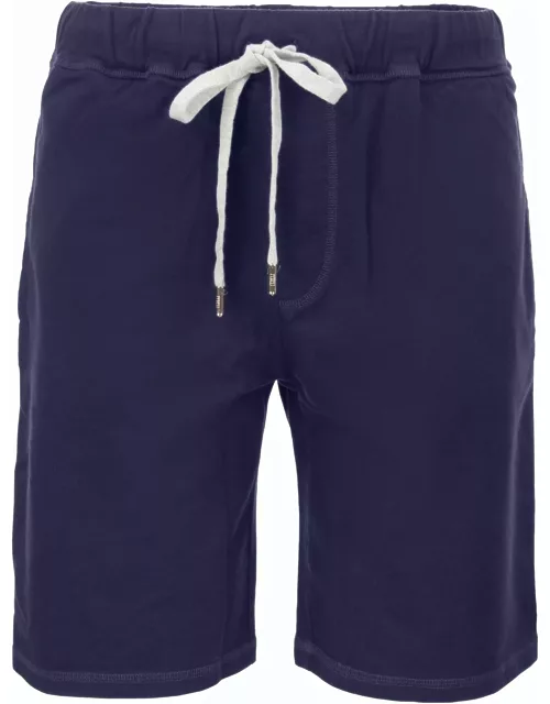 Fedeli Cotton Shorts With Drawstring