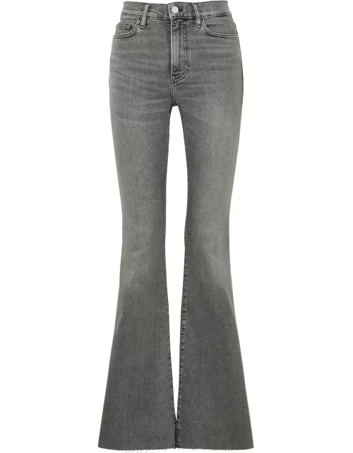 Frame Le High Flared-leg Jeans - Grey - 27 (W27 / UK8-10 / S)