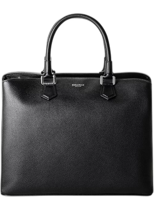 Luna Leather Top-Handle Bag