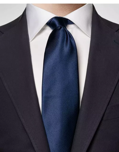 Men's Solid Silk Twill Tie