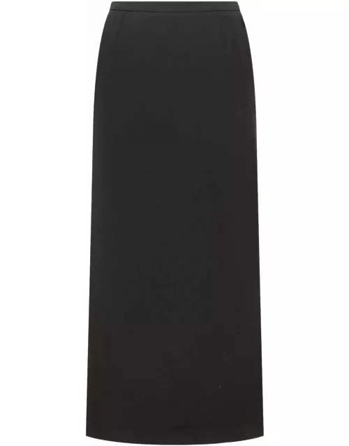 Dolce & Gabbana Black Longuette In Technical Fabric Woman
