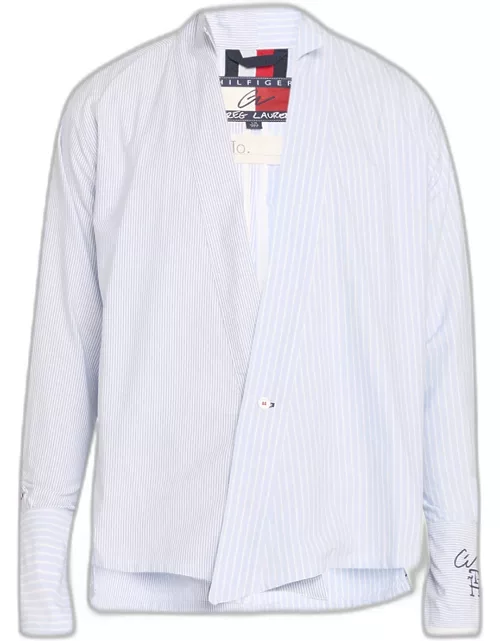 Men's Mixed-Stripe Oxford Shirt