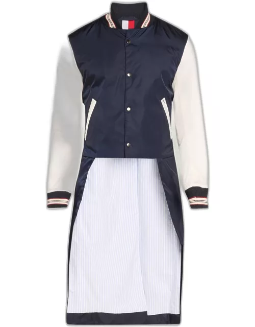 Men's Shirttail Varsity Jacket