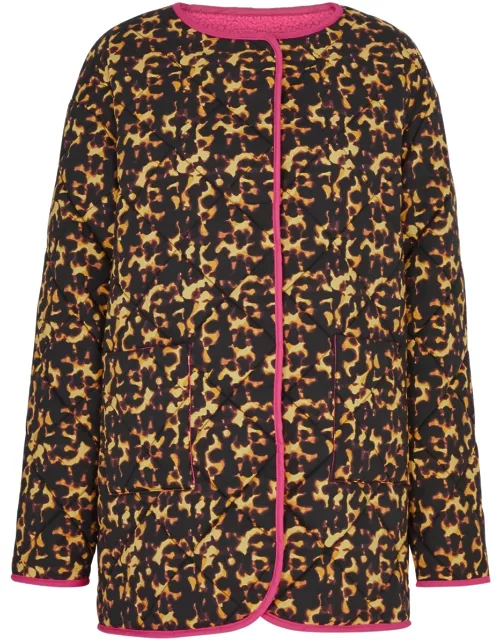 Olivia Rubin Lindsey Printed Quilted Cotton Jacket - Brown - 8 (UK8 / S)