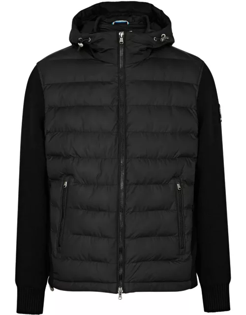 Sandbanks M51 Quilted Shell and Cotton Jacket - Black