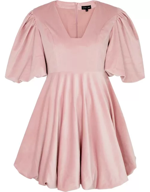 Sister Jane Harmony Velvet Mini Dress - Pink - 8 (UK8 / S)