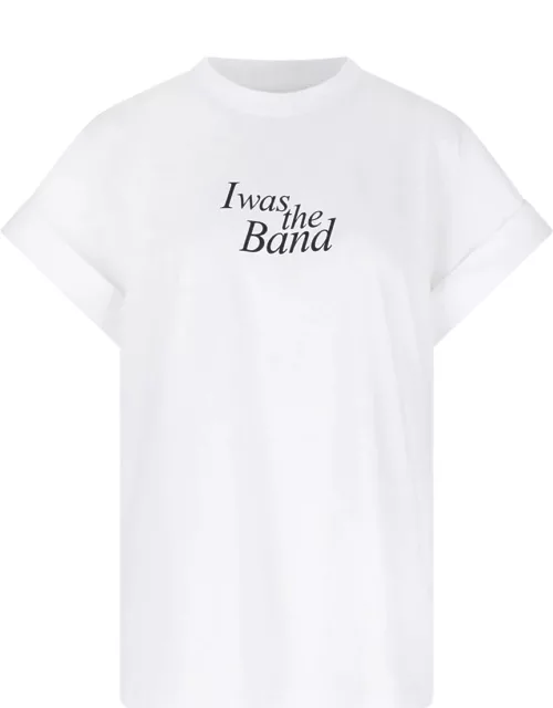Victoria Beckham 'Slogan Print' T-Shirt