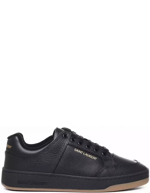 Saint Laurent Black Leather Sneaker