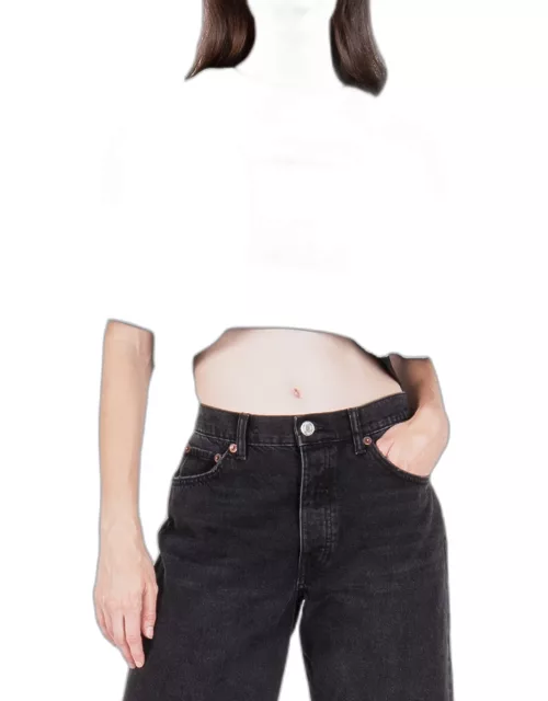 Vincent Cropped Logo Graphic Tee