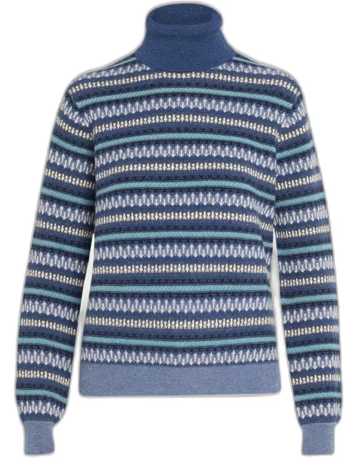 Holiday Noel Cashmere Turtleneck Sweater