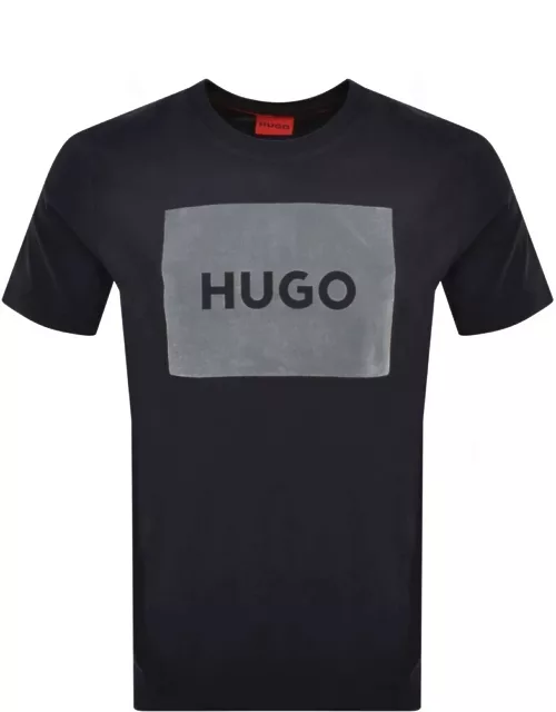 HUGO Dulive Crew Neck T Shirt Navy