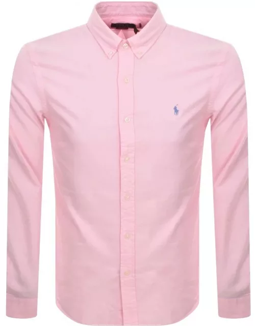 Ralph Lauren Oxford Long Sleeved Shirt Pink