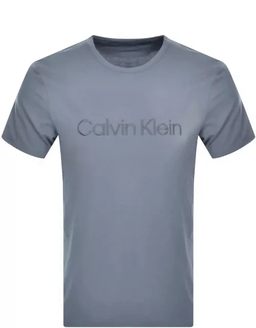 Calvin Klein Lounge Logo T Shirt Blue