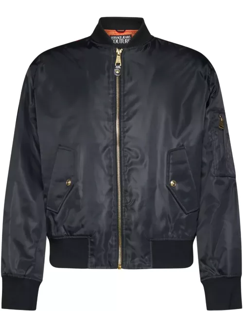 Versace Jeans Couture Logo Print Bomber Jacket