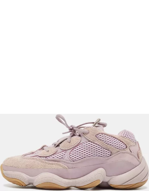 Adidas x Yeezy Purple Mesh and Suede Boost Yeezy 500 Soft vision Sneaker