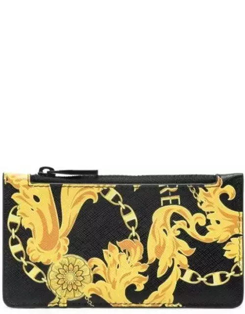 Versace Jeans Couture Chain Couture Zipped Card Holder