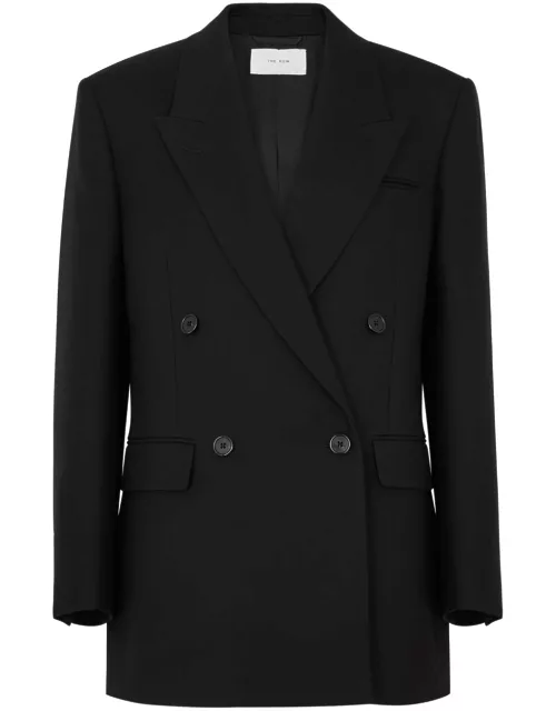 The Row Myriam Double-breasted Wool-blend Blazer - Black - 8 (UK12 / M)