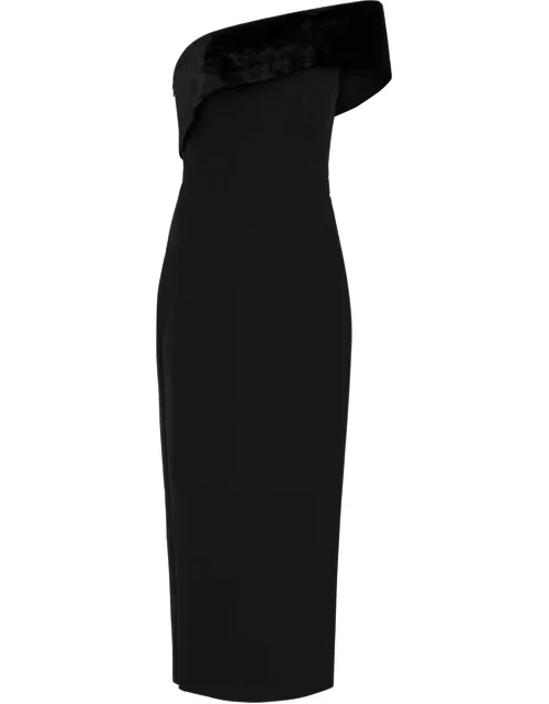 Roland Mouret One-shoulder Midi Dress - Black - 10 (UK10 / S)
