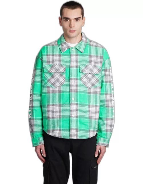 REPRESENT Casual Jacket In Green Polyester