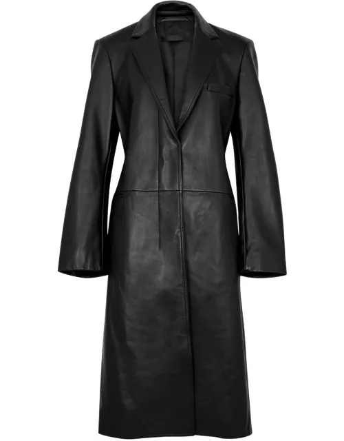 Helmut Lang Leather Coat - Black - 8 (UK12 / M)