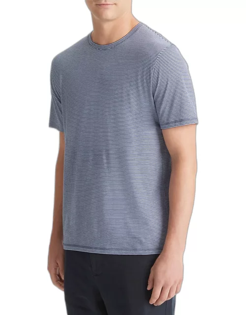 Men's Striped Pima Cotton T-Shirt
