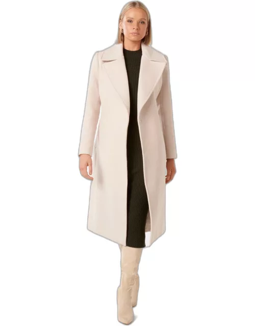 Forever New Women's Amanda Belted Wrap Coat in Mink