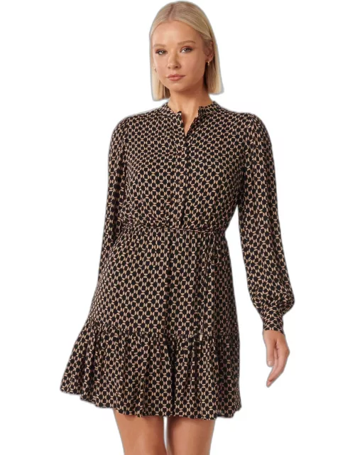 Forever New Women's Shiri Belted Dress in Winton Geo