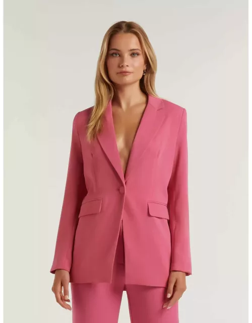 Forever New Women's Jayda SB Blazer Jacket in Raspberry Jelly Suit