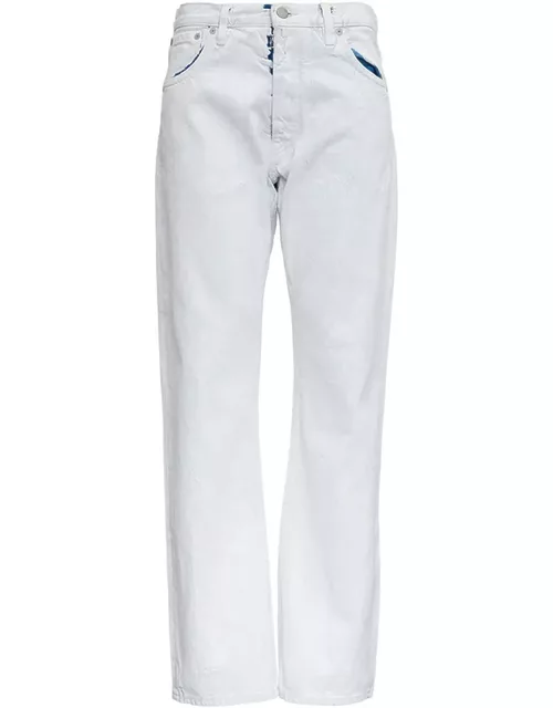 Maison Margiela White Five Pockets Trompe Loeil Jean