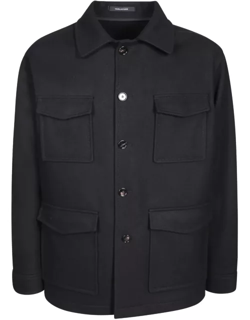 Tagliatore Multi-pockets Black Jacket