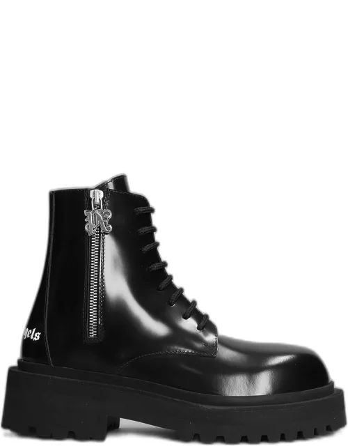 Palm Angels Printed Combat Ankle Boot