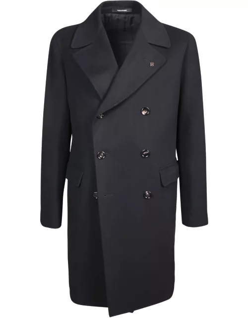 Tagliatore Double-breasted Black Coat