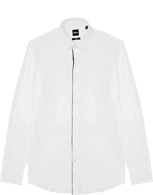 Boss Stretch-cotton Shirt - White - 41 (C16 / L)