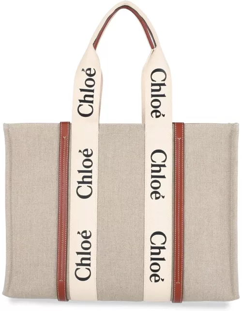 Chloé 'Woody' Midi Tote Bag