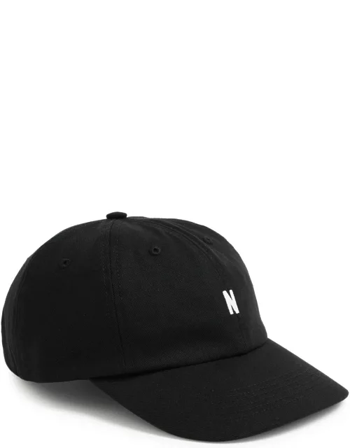 Norse Projects Sports Logo Cotton-twill cap - Black